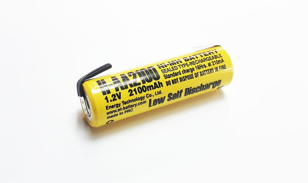 Аккумулятор Energy Technology AA OEM Low Self Discharge H-AA2100T 1.2v 2100mAh Ni-Mh (с пластинами) , #1