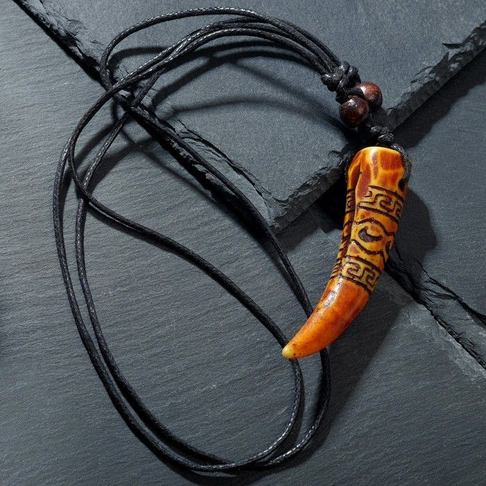 Кулон/подвеска на шнурке Клык - купить с доставкой по выгодным ценам в ...