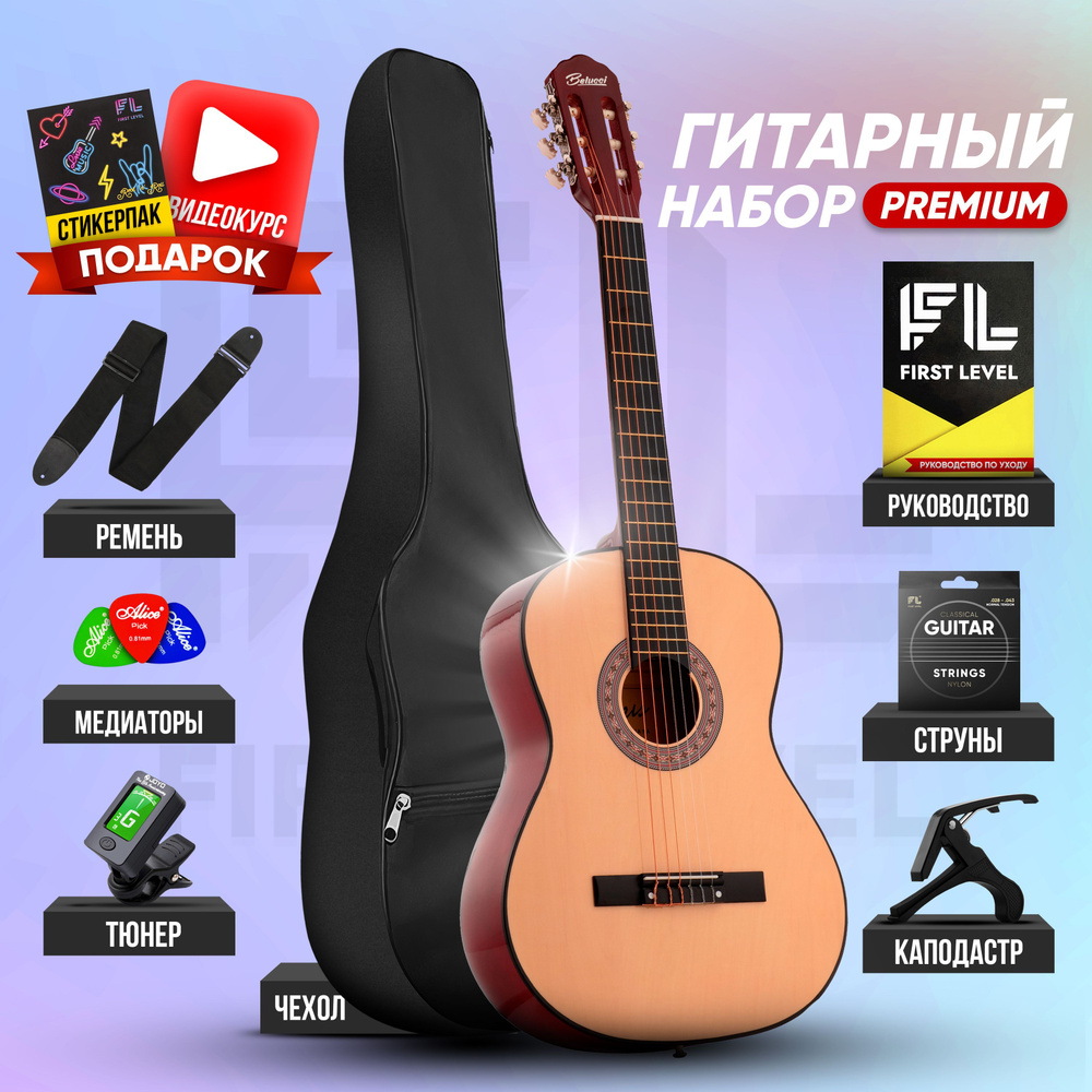 Набор гитариста PREMIUM ( гитара классическая 39