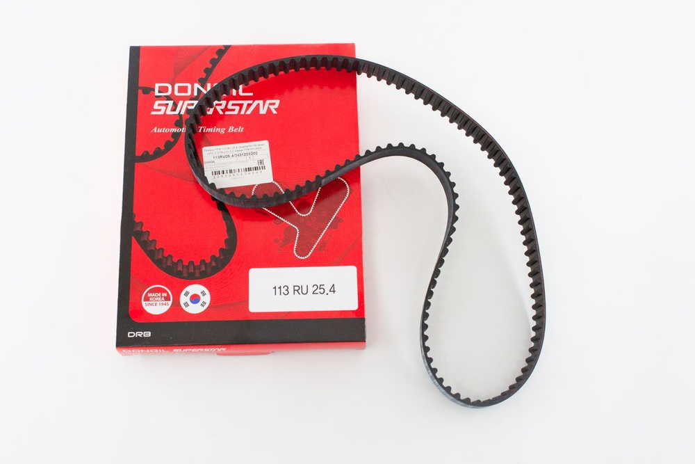 Ремень ГРМ DONGIL Корея 113 RU 25,4 на Аванте с 2006 года (Avanta/SV 06 ...