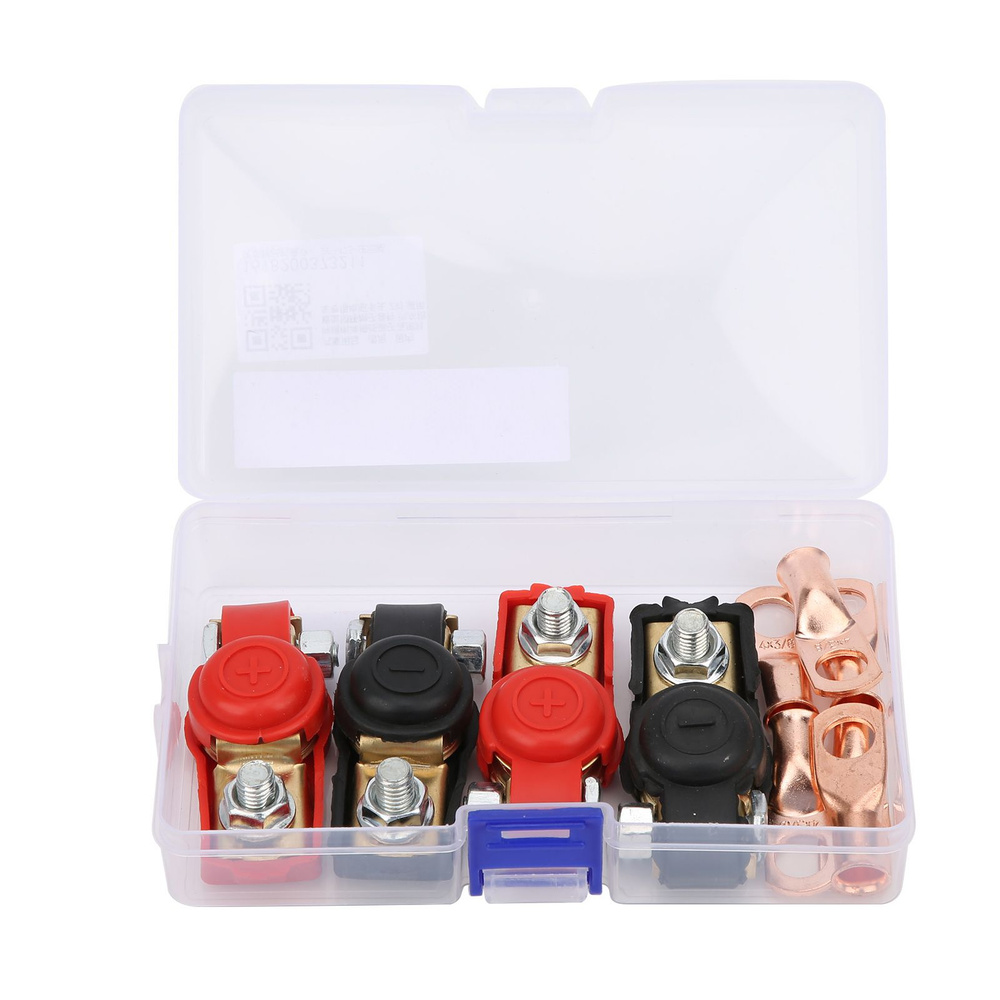 4 шт.автомобильные аккумуляторные кабельные клеммы разъемы с 6 шт ...