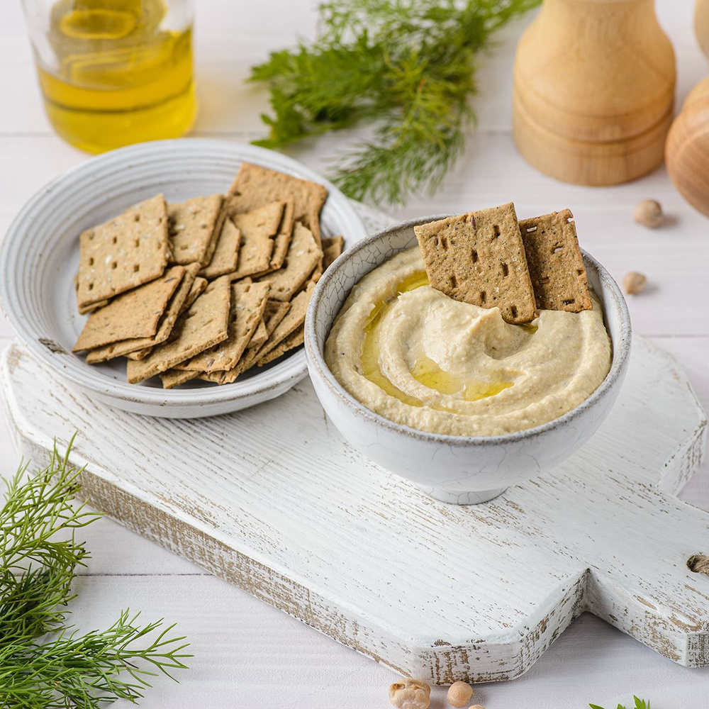 Хумус с баклажанами с мини хлебцами Hummuskasa, 130 г - купить с ...