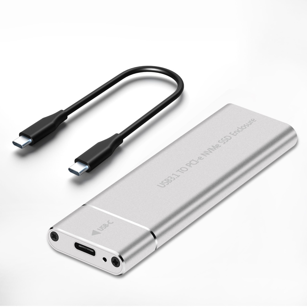 Корпус M.2 NVME SSD Внешний корпус M2 NVMe M2 USB 3.1 Type C Адаптер 10 ...