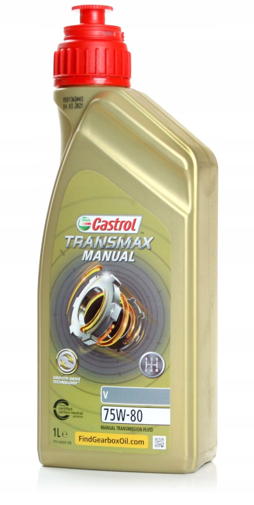 Масло трансмиссионное CASTROL 75W80 TRANSMAX MANUAL V, 1л - купить по ...