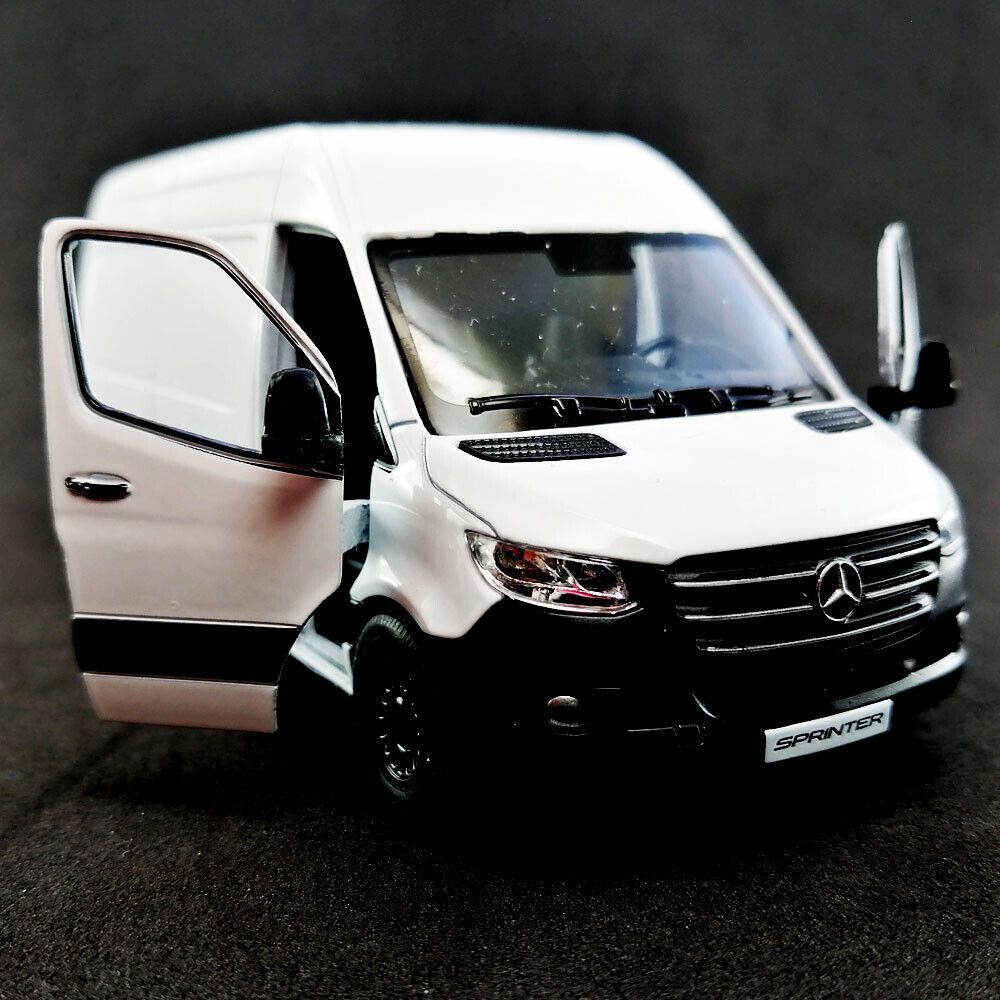 Металлическая машинка Мерседес Спринтер Mercedes-Benz Sprinter Kinsmart 1:48 5429DKT инерционная, цвет #1