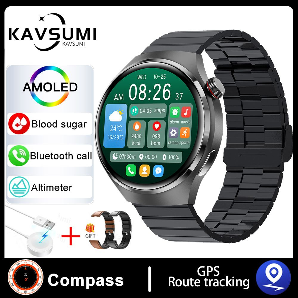 Купить смарт-часы KAVSUMI GT4 Pro, экран 1.6