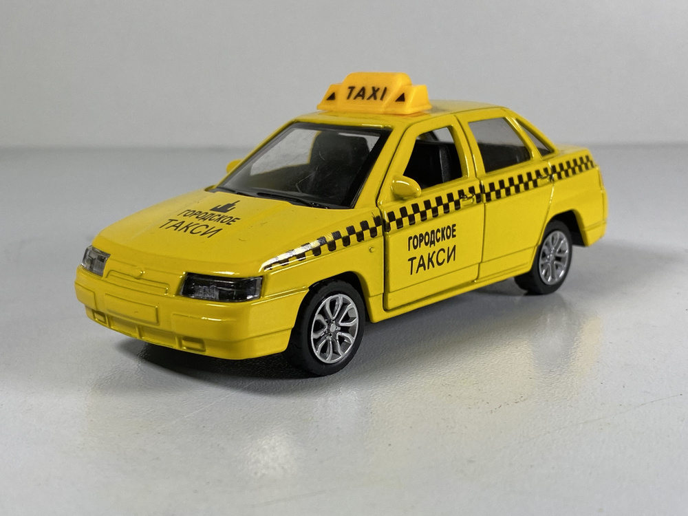 модель-игрушка Лада-2110 такси с инерционным механизмом 12см/ без ...