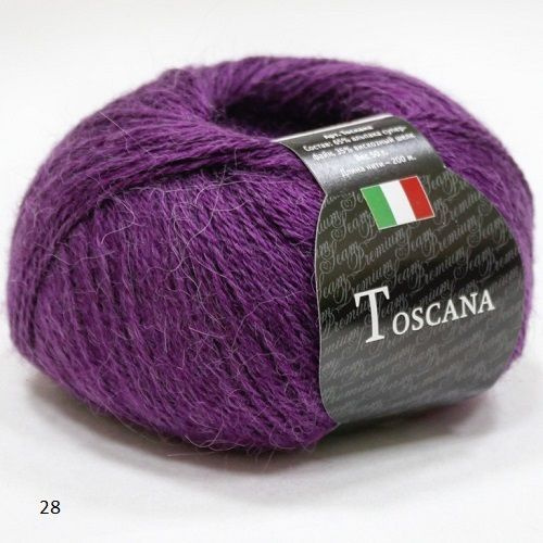 Пряжа Seam Toscana 28 Сеам Тоскана, 65% альпака суперфайн 35% вискозный шёлк, 50 г, 200 м, 1 моток  #1