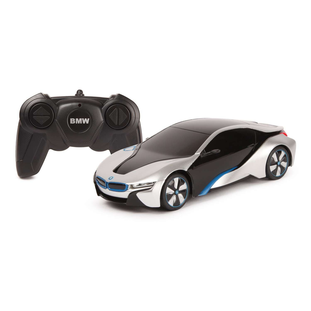 Машина Rastar РУ 1:24 BMW I8 Серебряная 48400 #1