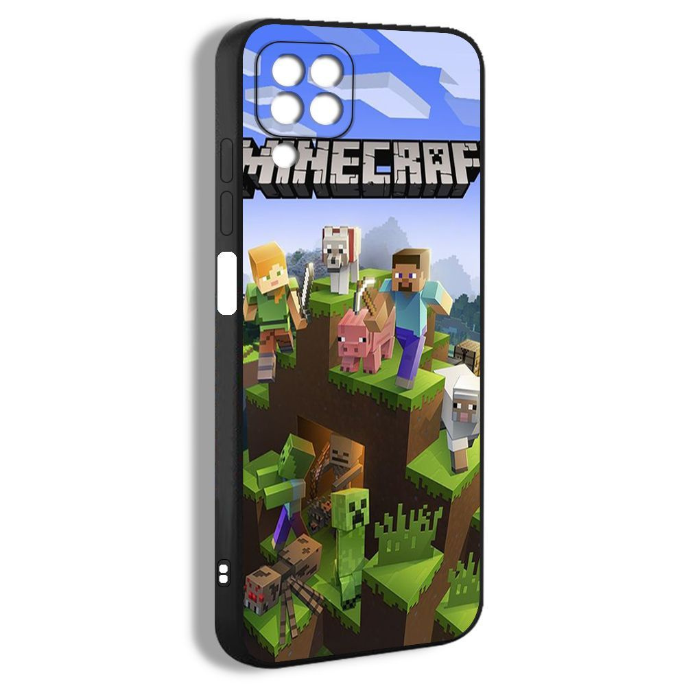 чехол для смартфона Подходит для Samsung Galaxy A22 4G Minecraft Майнркатф  игры Криппер ремесло создавать EDZ60 - купить с доставкой по выгодным ценам  в интернет-магазине OZON (1197712967)