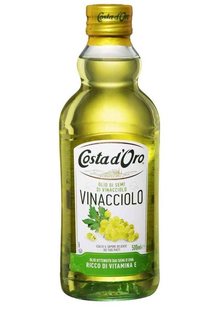 Масло виноградное рафинированное "Olio di Semi di Vinacciolo", т.м ...