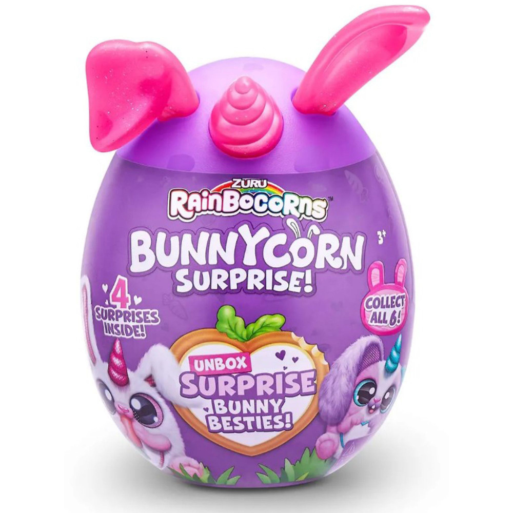 Игрушка сюрприз Rainbocorns Bunnycorn 9260 розовое #1