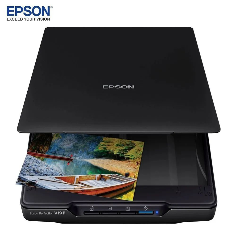 Epson Сканер EPSON--V19II, черный матовый