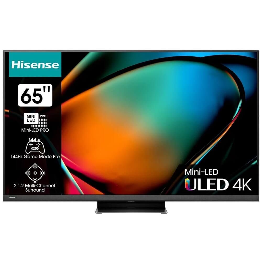 Hisense Телевизор 65U8KQ(2023) Смарт ТВ, Wi-Fi; Голосовое управление, ULED; 65.00" 4K UHD, черный, черно-серый #1