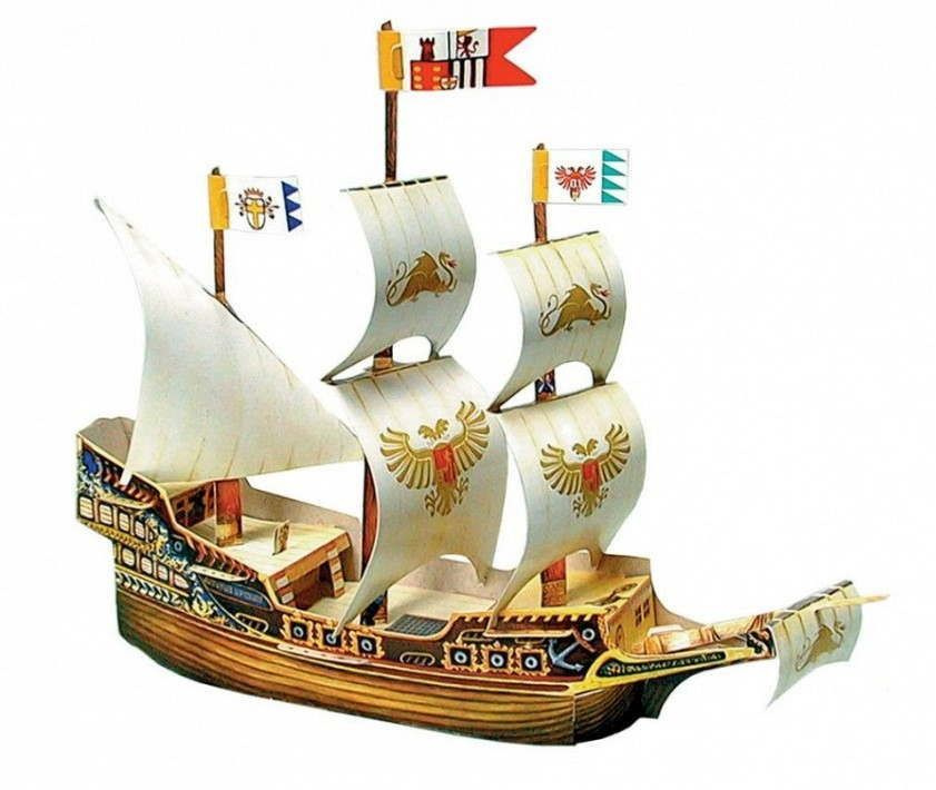 Модель корабля Галеон 16 века. Фото № 2 | Корабль, Парусники, Яхта