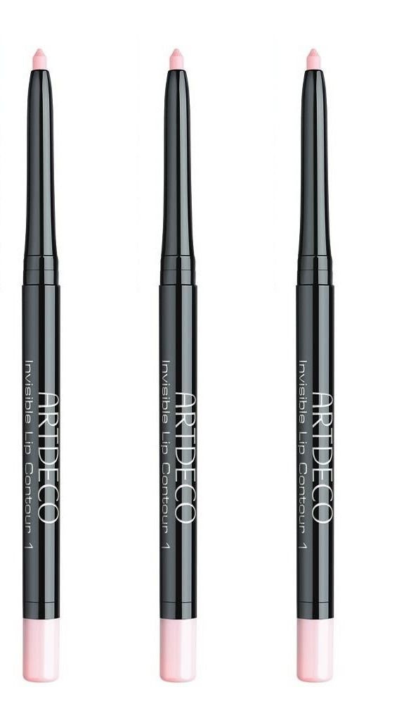 ARTDECO Карандаш для губ Invisible Lip Contour, прозрачный, 0.3 г, 3 шт #1