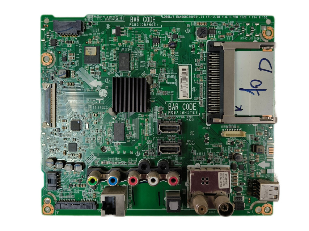 Материнская плата (main board) для телевизора LG 43LH570V / EAX66873003 ...