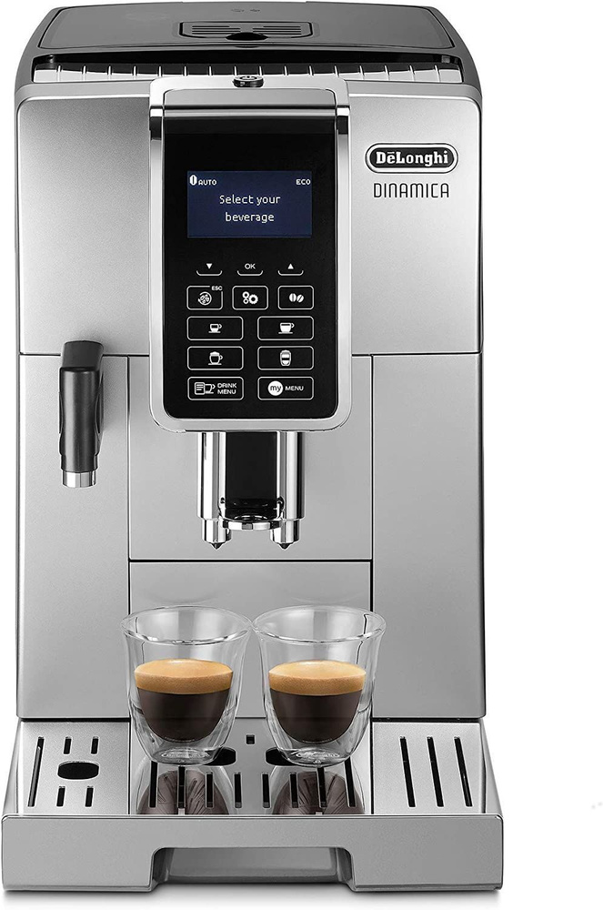 Автоматическая кофемашина DeLonghi ECAM 350.55.SB, серебристый, черный ...
