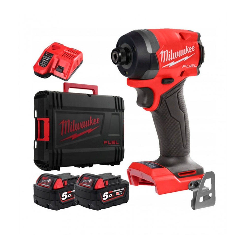 Milwaukee M18 FID3-502X Аккум. 1/4-дюймовый ударный винтоверт+ 2 АКБ по 5 Ач,ЗУ,кейс 4933479865  #1