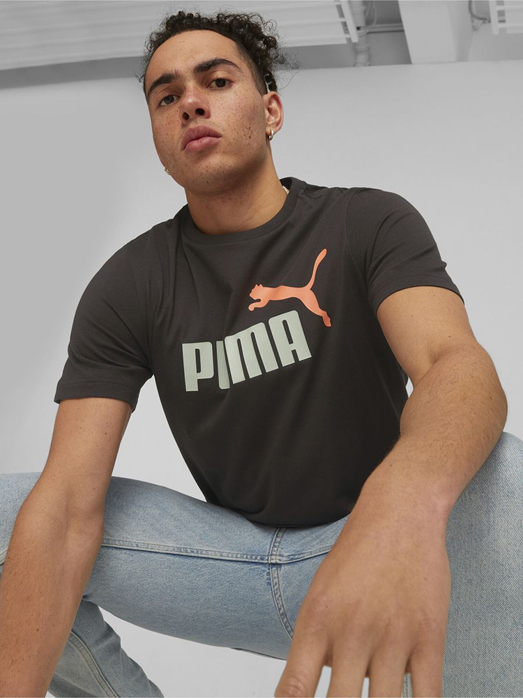 Футболка PUMA Ess+ 2 Col Logo Tee #1