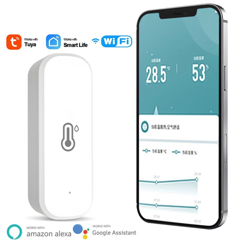 Интеллектуальный датчик температуры и влажности WiFi - купить с ...