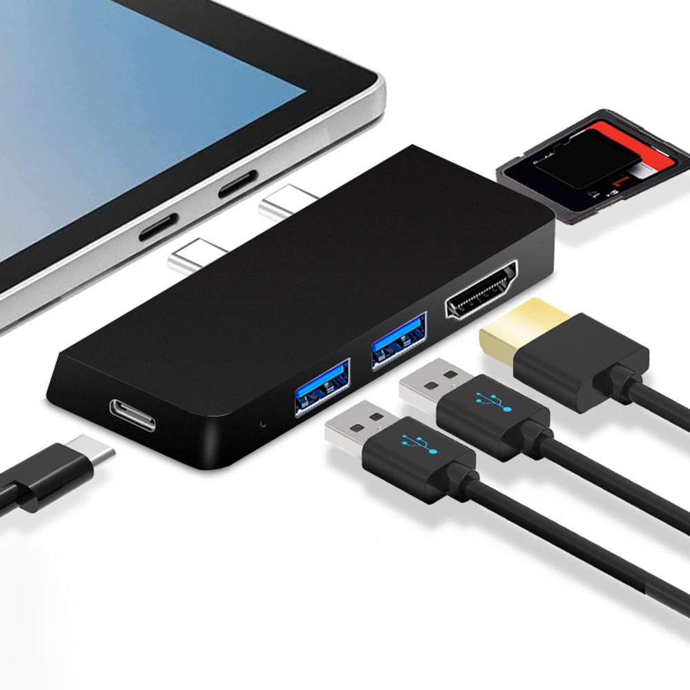 Док-станция-концентратор, совместимый с 4K USB 3.1 Gen 1, док-станция ...