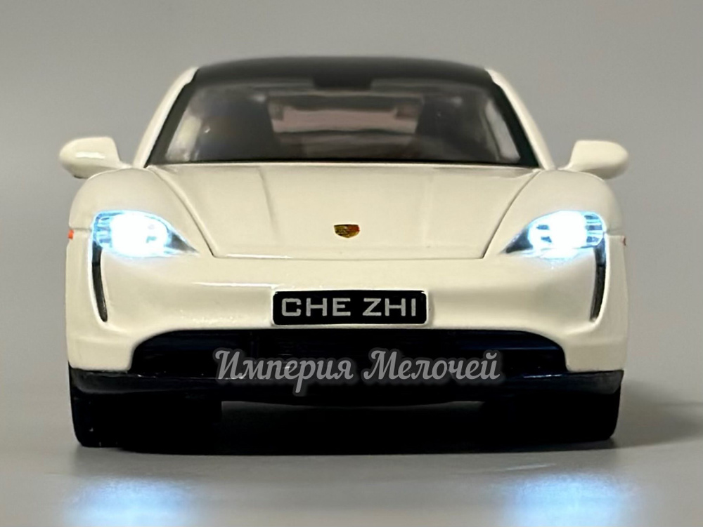 Металлическая инерционная машинка Porsche Taycan, Порше Тайкан 1:32 ...