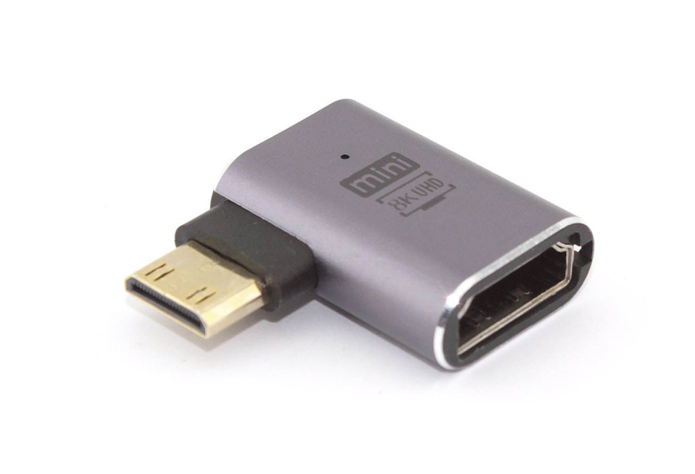 Переходник mini HDMI на HDMI вправо - купить с доставкой по выгодным ...