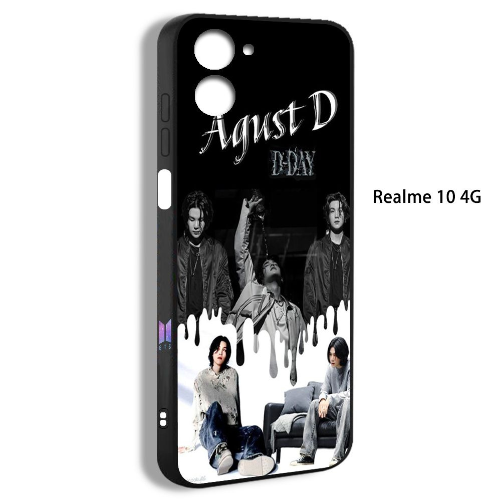 чехол для смартфона Подходит для Realme 10 4G БТС Шуга BTS Suga Мин Юнги  Agust D EFI19