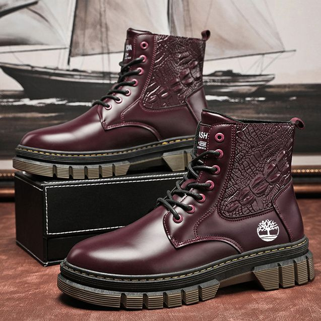 Burgundy timberlands best sale