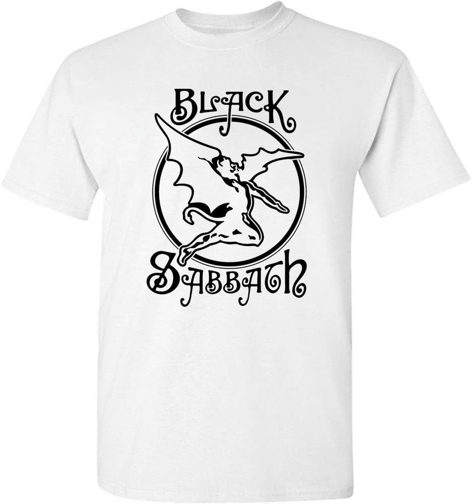 Футболка Black Sabbath, размер 46, цвет белый, 棉花 - купить по выгодной ...