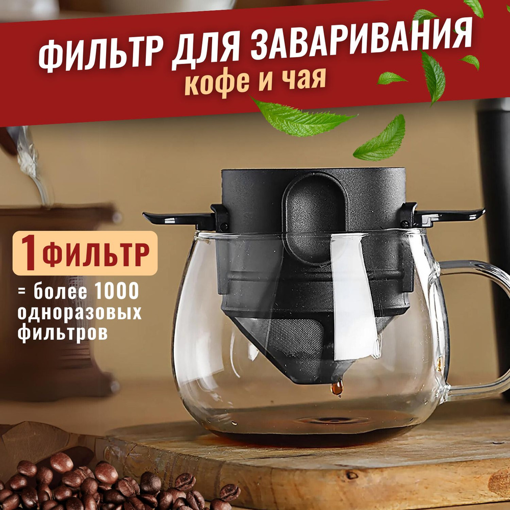 Многоразовый фильтр - воронка для заваривания кофе - купить с доставкой ...