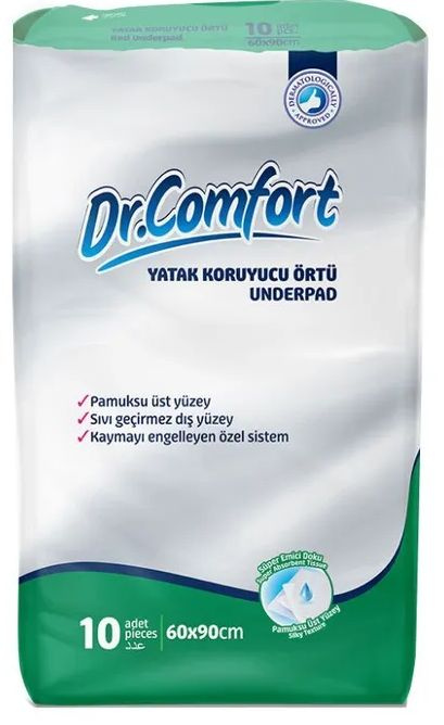 Dr.Comfort Пеленки для взрослых 60х90, 10 шт, 1 упак. - купить с ...