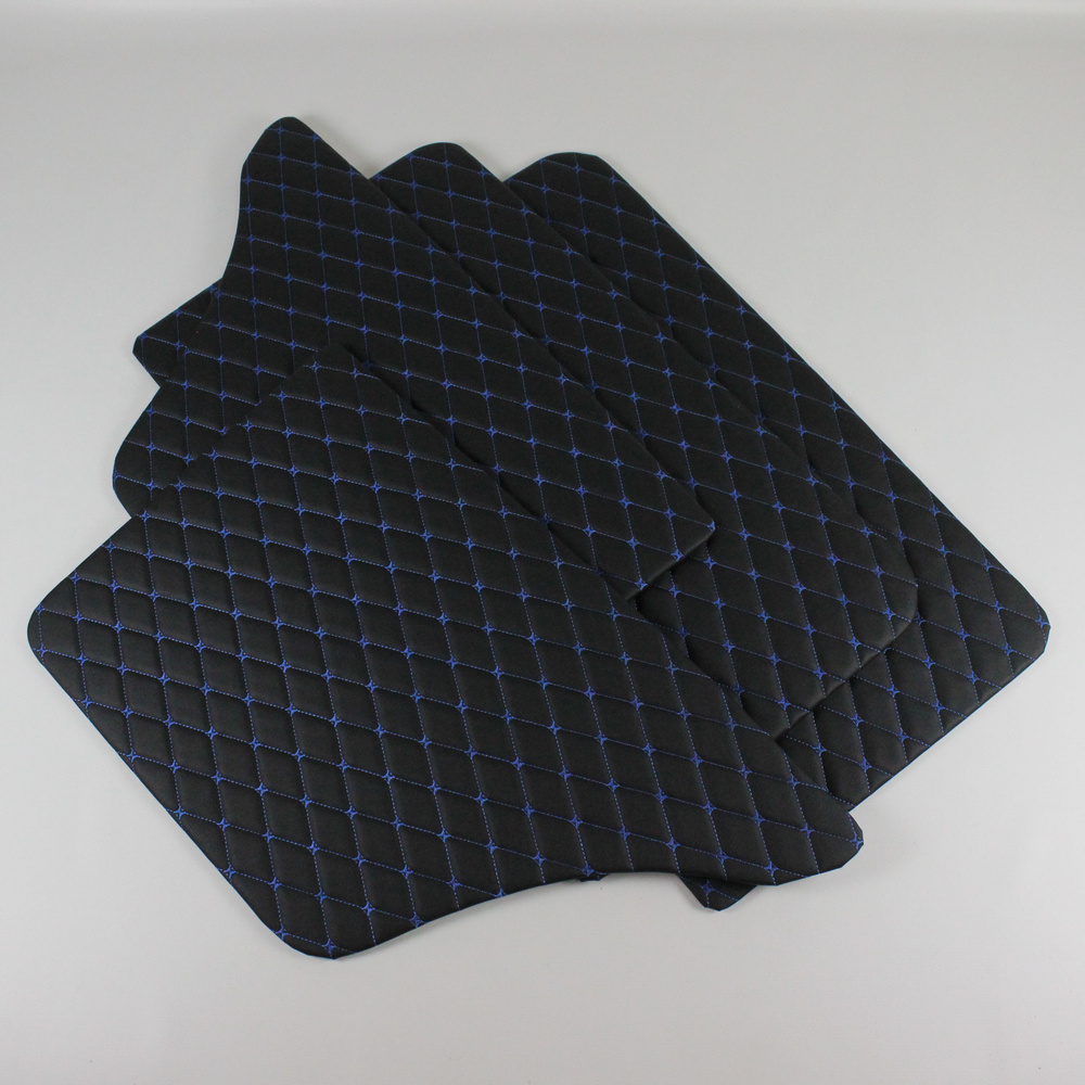 Декоративная Обшивка Двери ВАЗ 2101-2107 (Классика) (Кожа) (Синяя) 52 ...