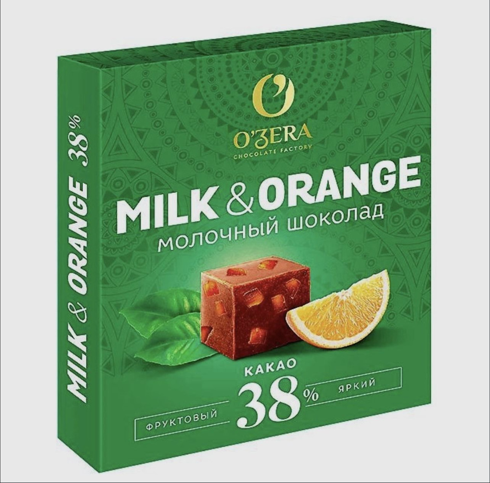 OZera, шоколад молочный 38 % Milk & Orange, 90 г х 6 штук #1