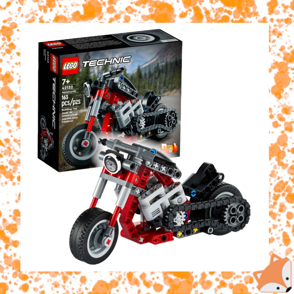 Конструктор LEGO Technic Мотоцикл 42132 - купить с доставкой по ...