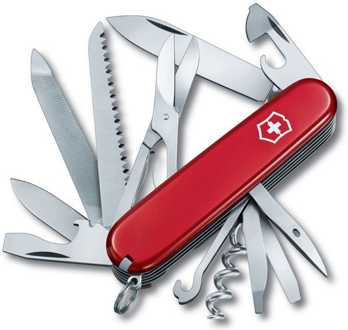 Нож перочинный VICTORINOX Ranger, 91 мм, 21 функция, красный #1