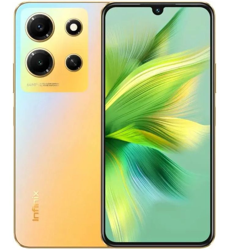 Смартфон Infinix NOTE 30i -1 256 ГБ 8 ГБ Золотой OLED/AMOLED 2 SIM ...