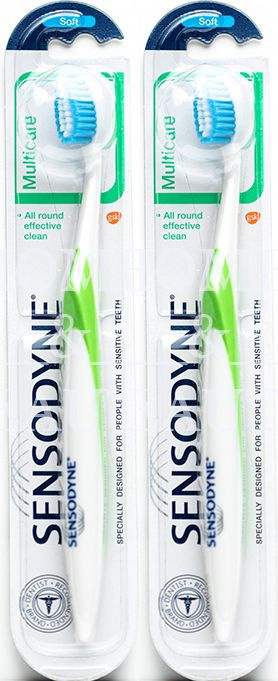 Зубная щетка Sensodyne Комплексная защита мягкая, комплект: 2 упаковки  #1