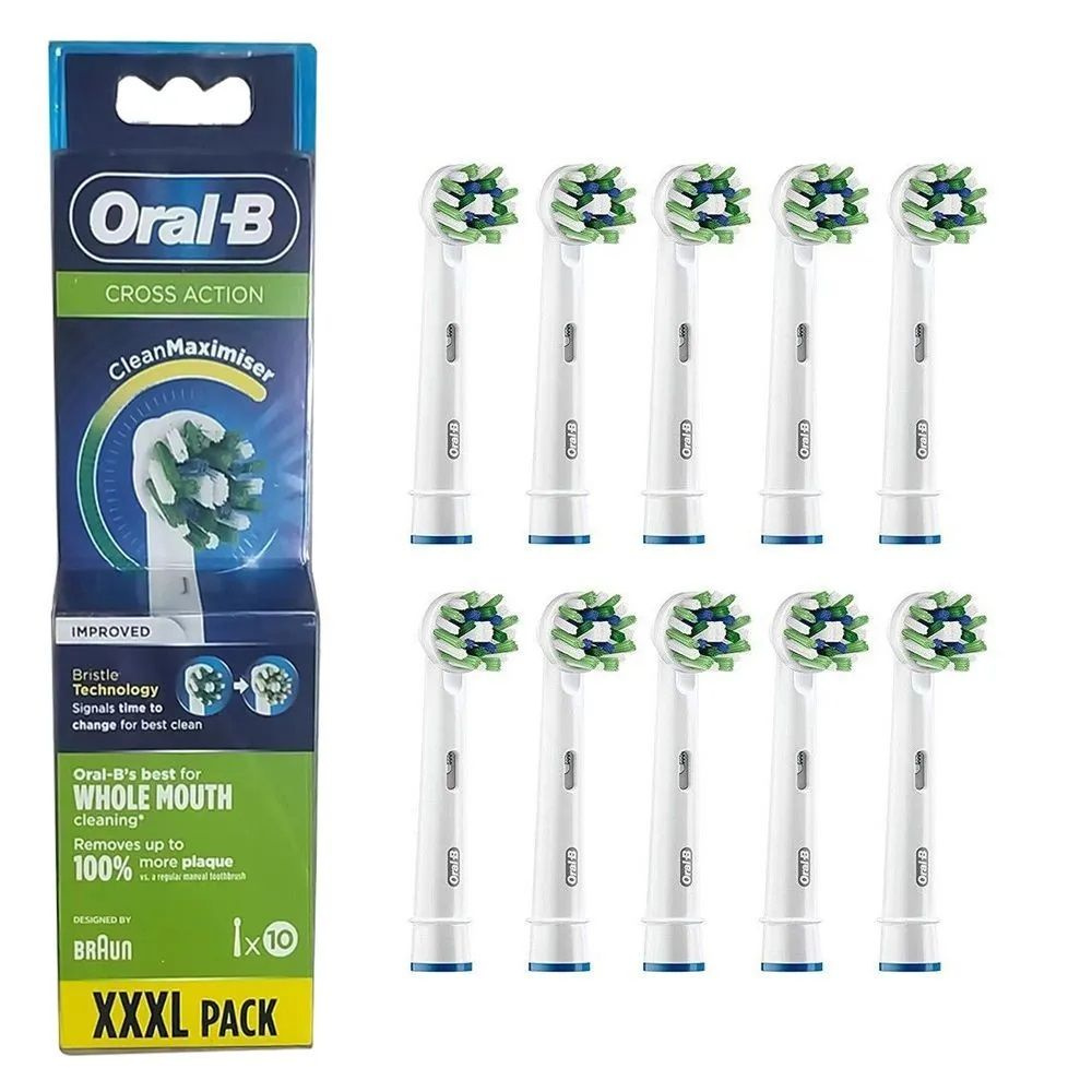 Насадки для зубной щетки ORAL-B Cross Action Clean Maximiser EB50 10 шт #1