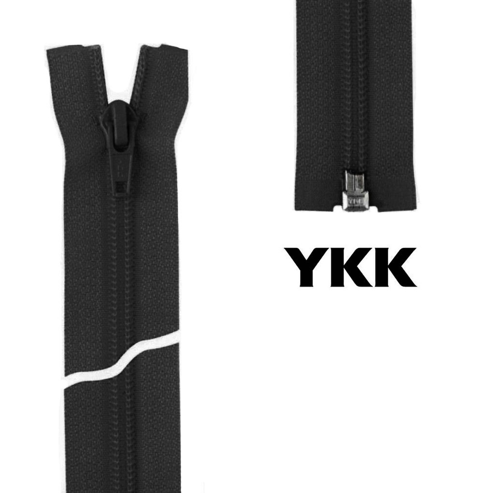 Застежка-молния витая тип 5 (6,50мм), разъемная, длина 65см, YKK (580 ...