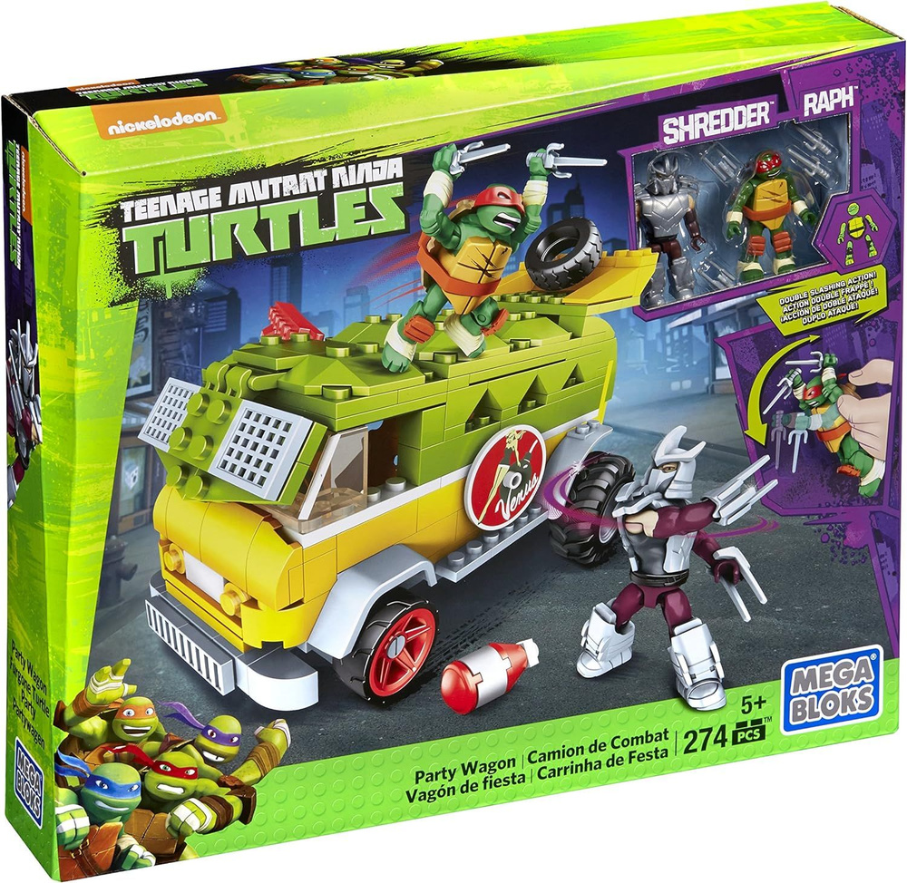 Mega Bloks/Teenage Mutant Ninja Turtles -Повозка для вечеринок - купить ...