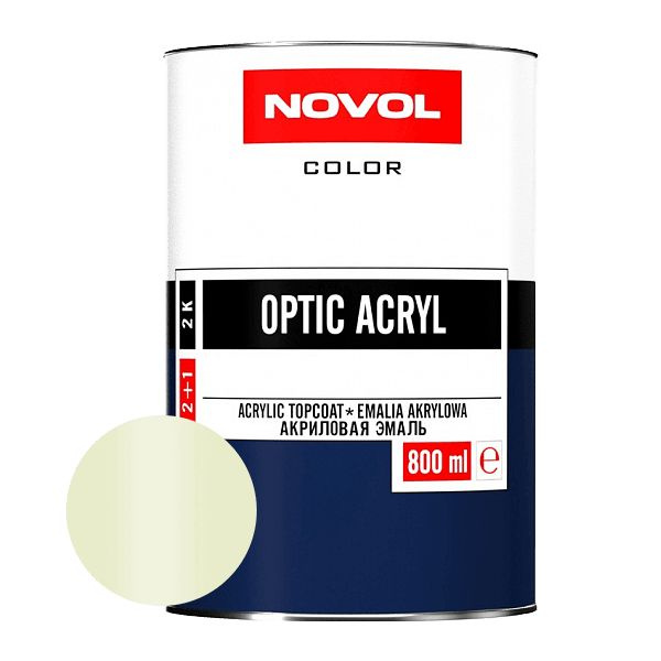 АКРИЛОВАЯ ЭМАЛЬ NOVOL OPTIC ACRYL 203 Жасмин 0,8 л. #1