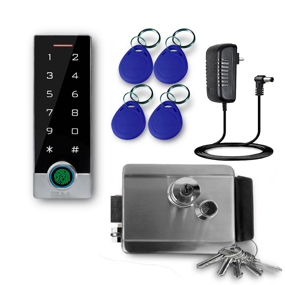 Комплект СКУД на одну дверь KIT-TF2EM-WP-W-SSM / электромеханический ...