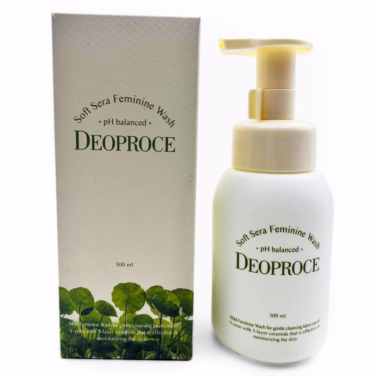 Deoproce Soft Sera Feminine Wash мягкая пенка для интимной гигиены (300мл.)  #1