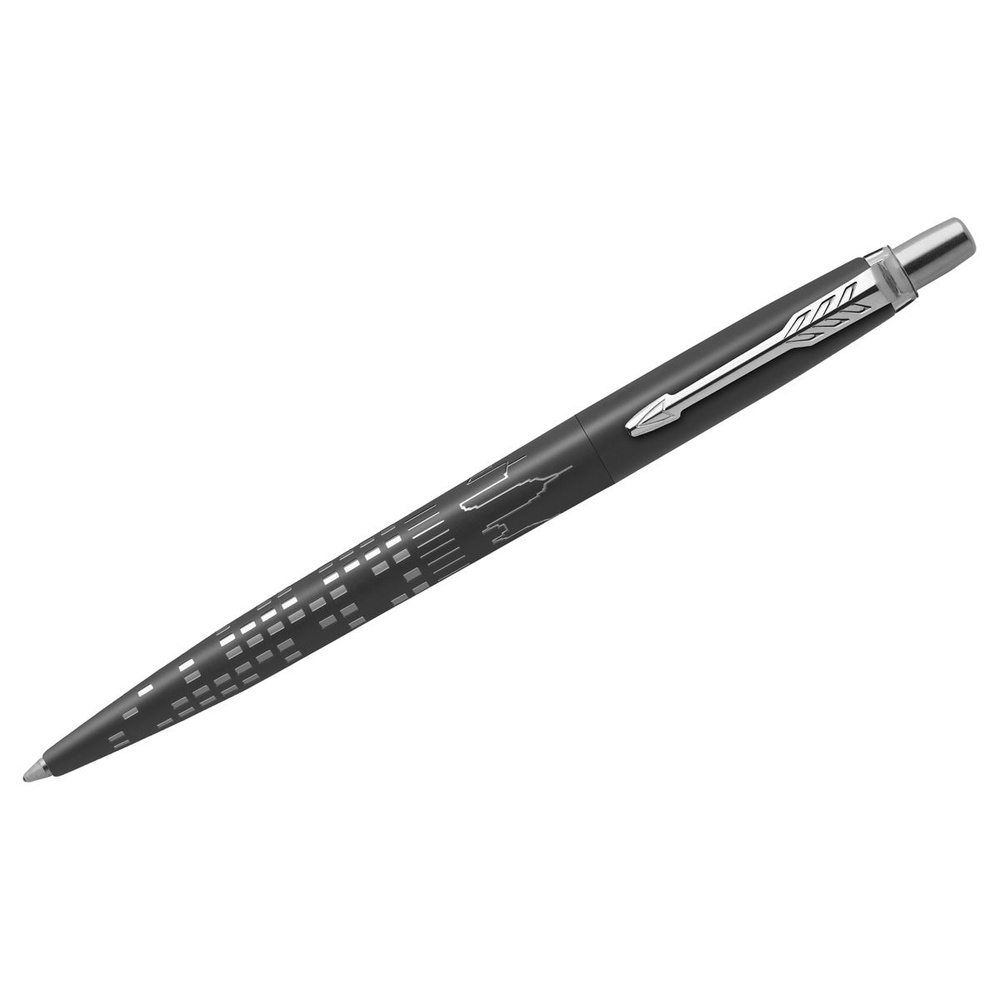 Ручка шариковая Parker "Jotter New York Black CT" синяя, 1,0мм, кнопочн., подарочная упаковка  #1