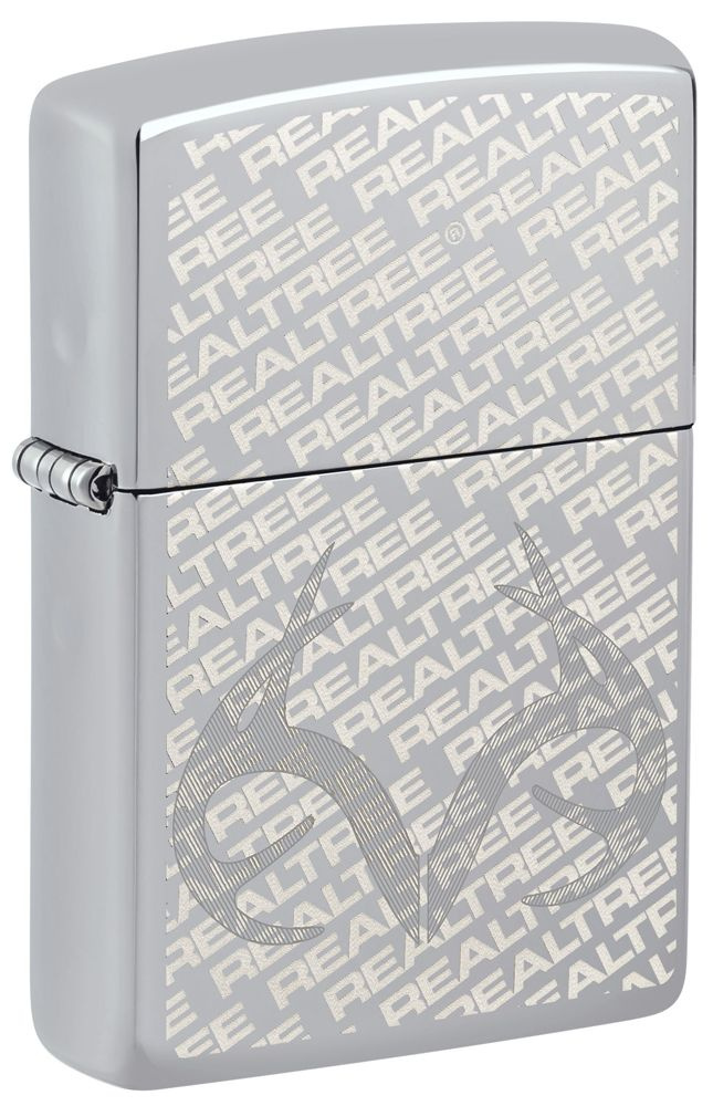 Зажигалка ZIPPO Reatree с Покрытием High Polish Chrome Зиппо MADE IN USA 48751  #1