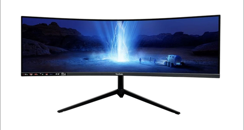 Viewsonic 45" Монитор VX4518 (2023) , 5120x1440, HDR10, 165 Гц, HDMI 2.1, 32:9, VA, 8 bit, черный  #1