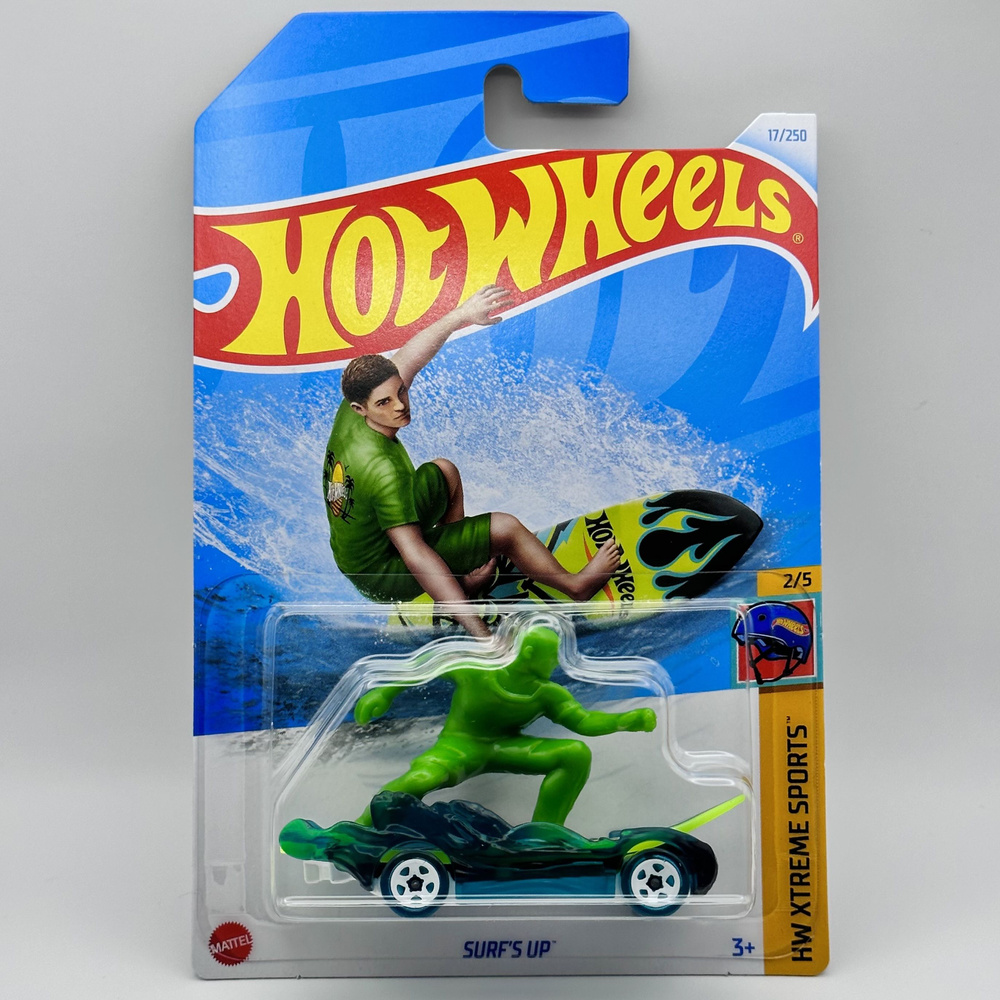 Машинка Hot Wheels SURFS UP Серфер - купить с доставкой по выгодным ценам в  интернет-магазине OZON (1367359390)