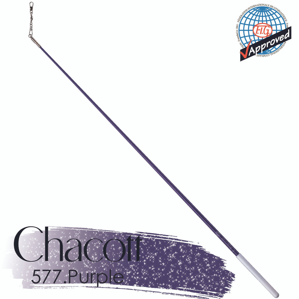 Палочка Chacott Holographic Stick 60 см 577.Purple (Фиолетовый) #1